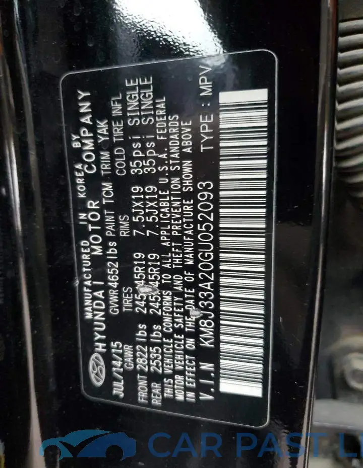 KM8J33A20GU052093# 13
