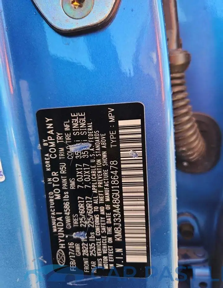 KM8J33A48GU186478# 14
