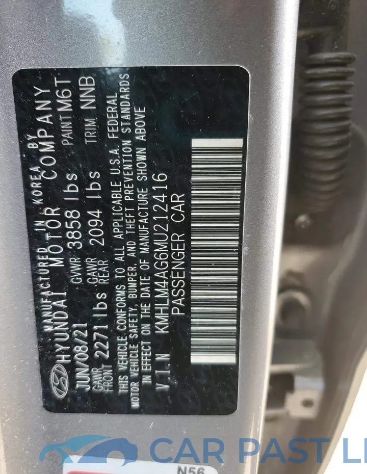 KMHLM4AG6MU212416# 12
