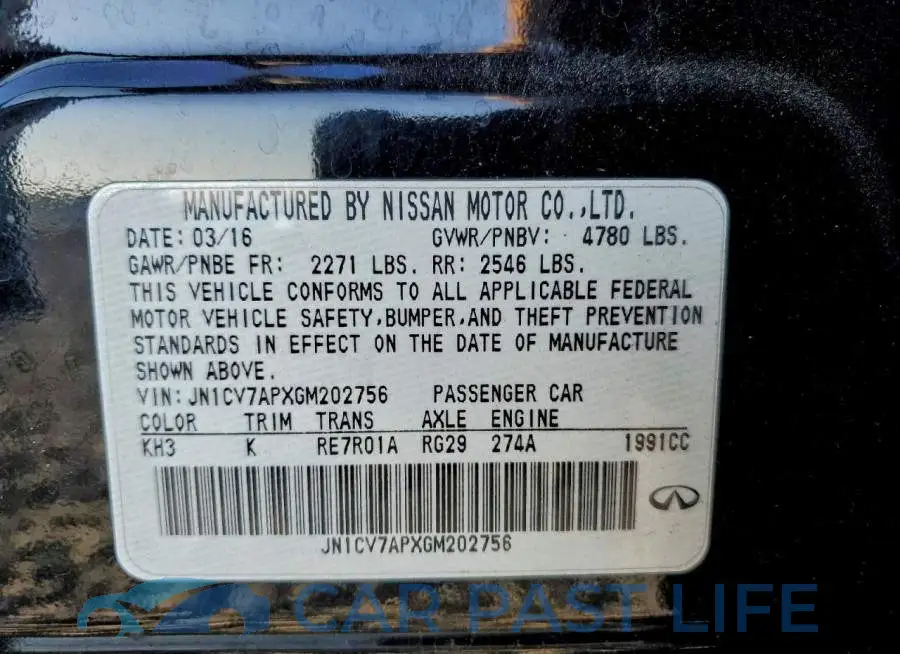 JN1CV7APXGM202756# 12