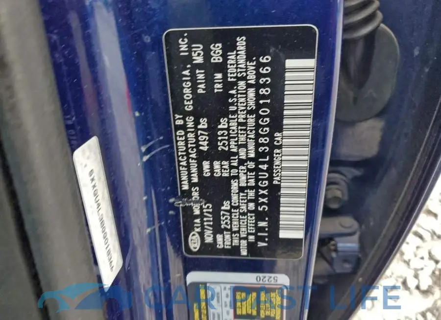 5XXGU4L38GG018366# 12