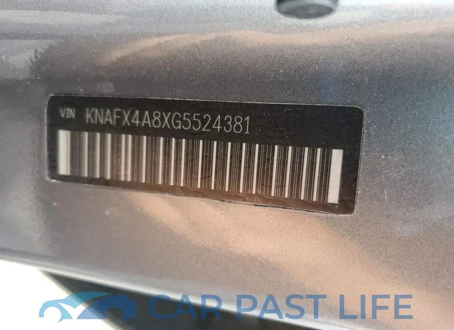 KNAFX4A8XG5524381# 12