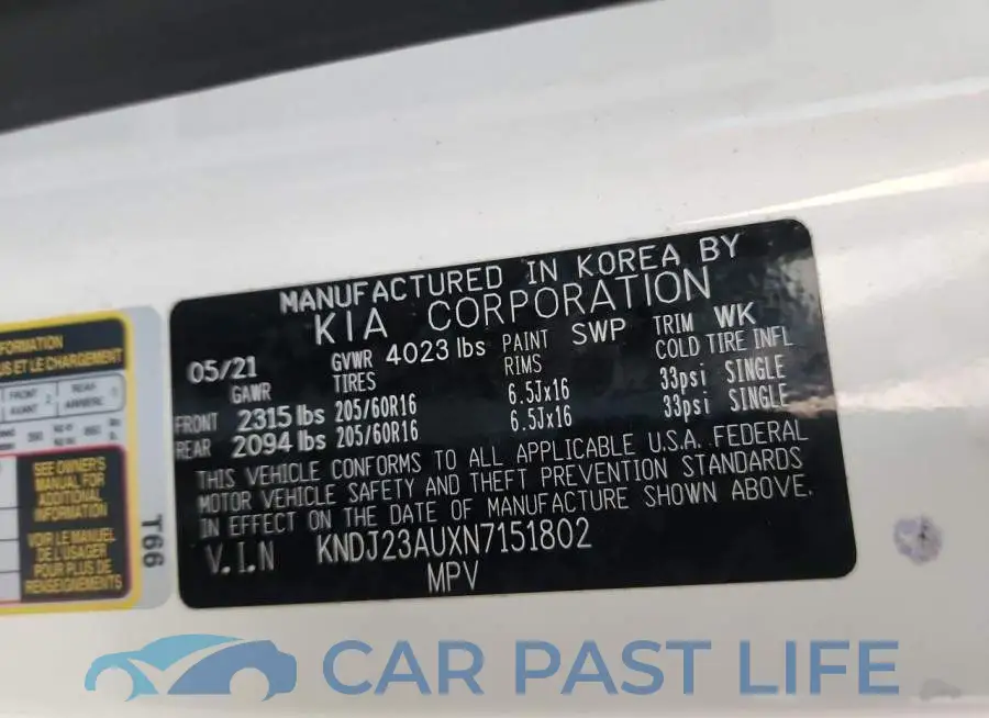 KNDJ23AUXN7151802# 12