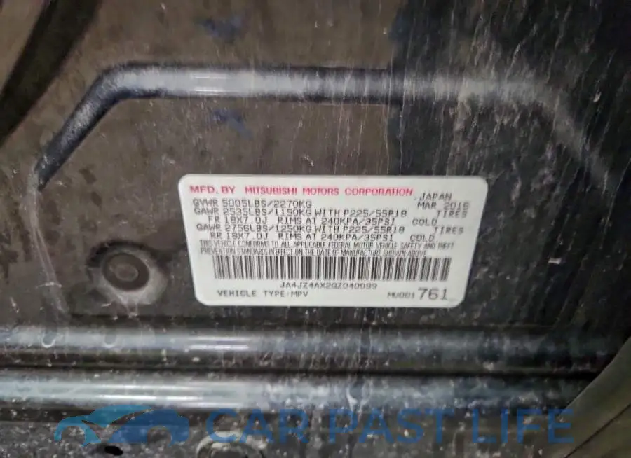 JA4JZ4AX2GZ040089# 14