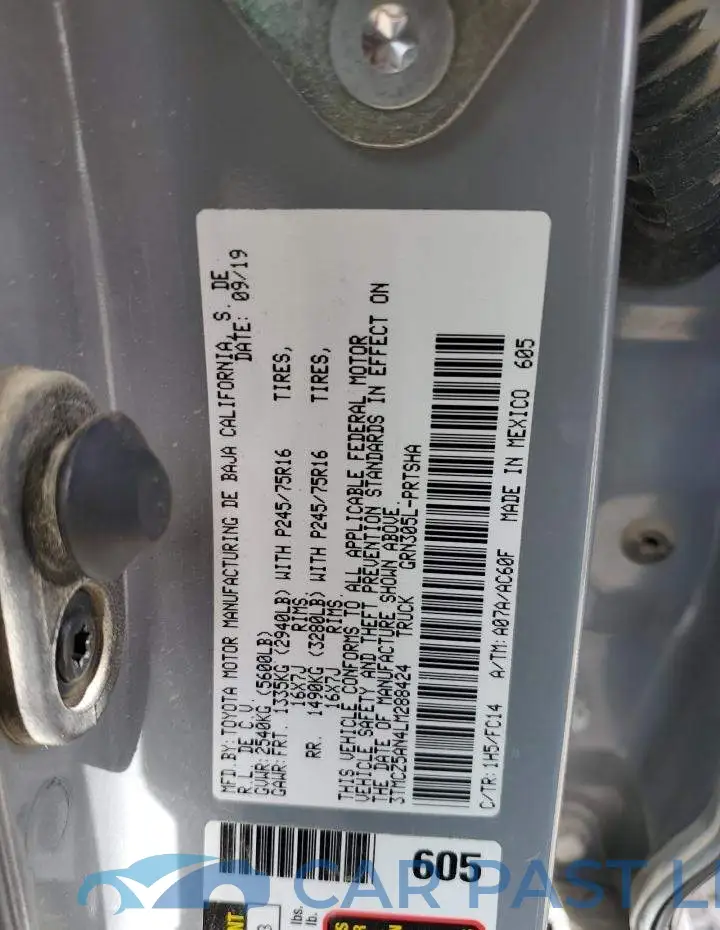 3TMCZ5AN4LM288424# 12