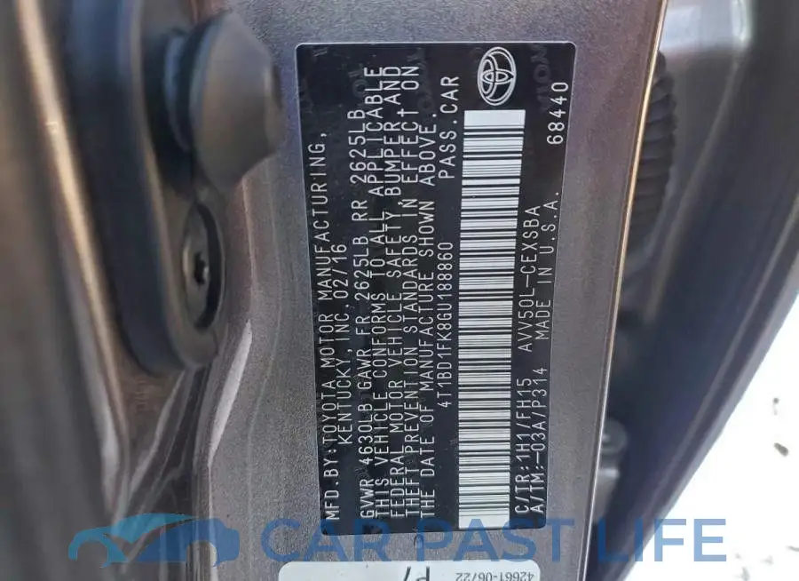4T1BD1FK8GU188860# 12