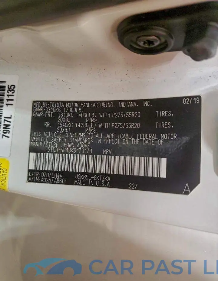 5TDDY5G13KS170178# 14