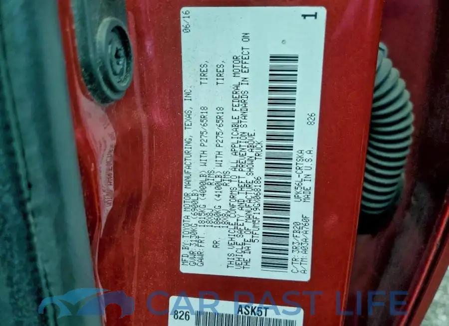 5TFUM5F19GX068186# 12