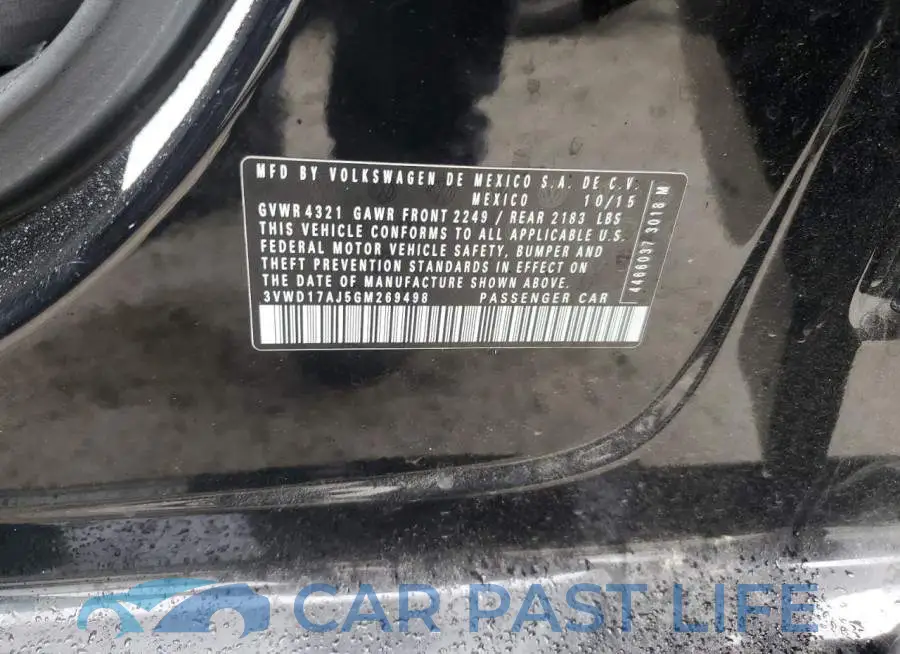 3VWD17AJ5GM269498# 12