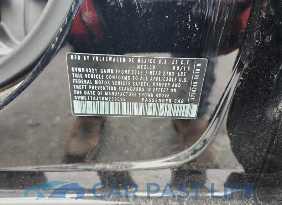 3VWL17AJ1GM239099# 13