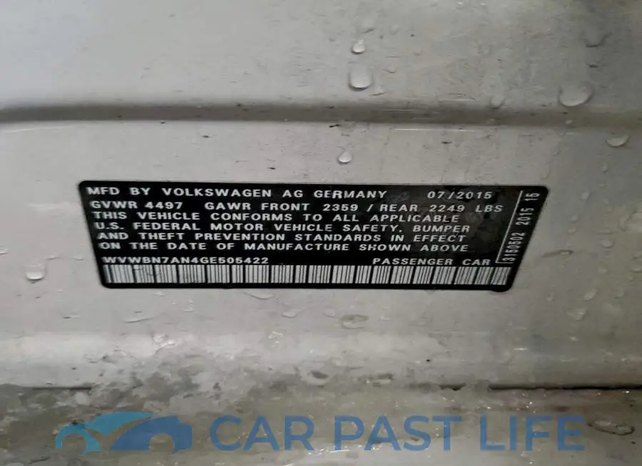 WVWBN7AN4GE505422# 13
