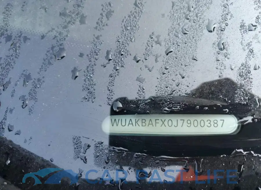 WUAKBAFX0J7900387# 12