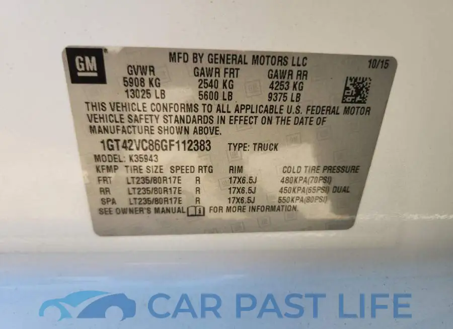 1GT42VC86GF112383# 13