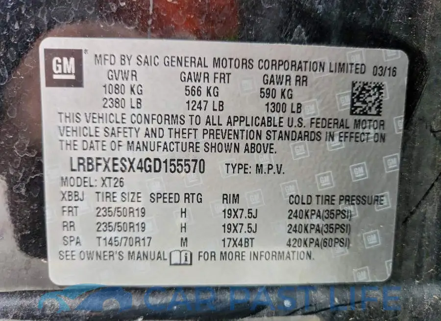 LRBFXESX4GD155570# 13