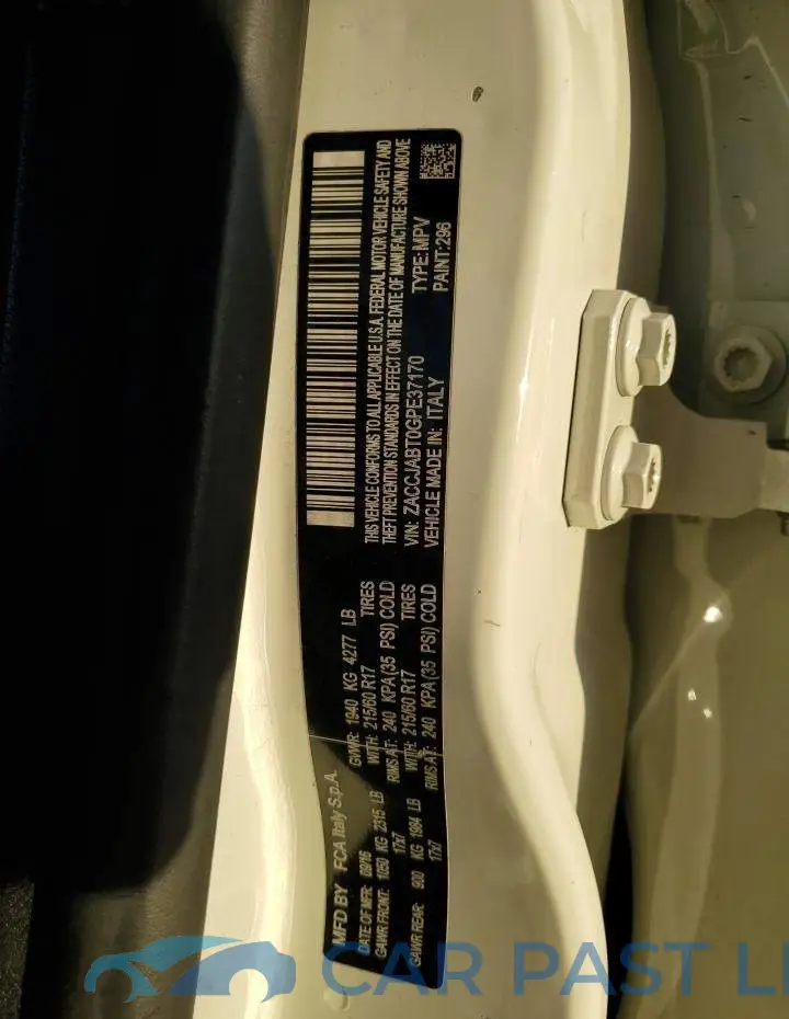 ZACCJABT0GPE37170# 13