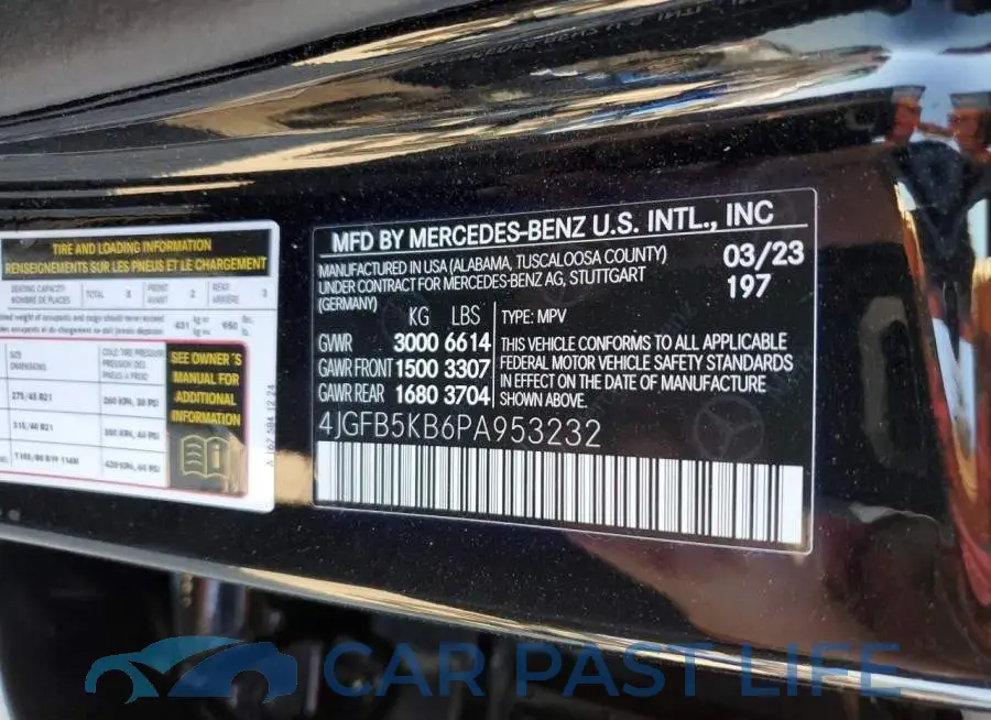 4JGFB5KB6PA953232# 13