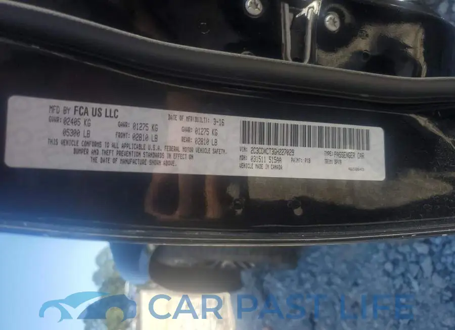 2C3CDXCT3GH227029# 12