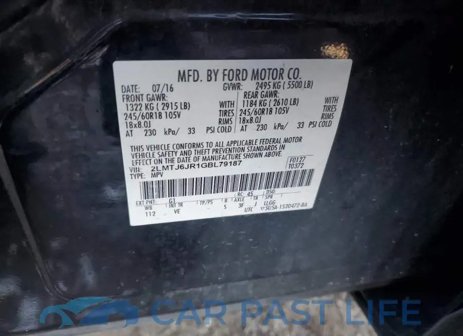 2LMTJ6JR1GBL79187# 13