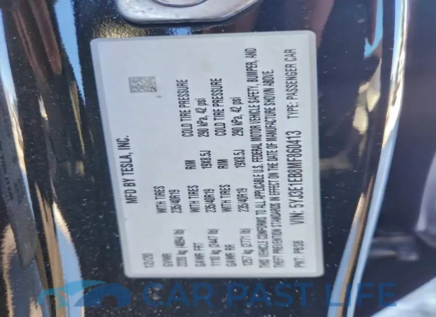 5YJ3E1EB8MF860413# 12