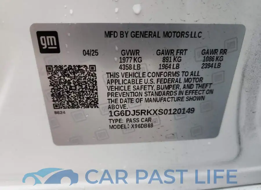 1G6DJ5RKXS0120149# 13