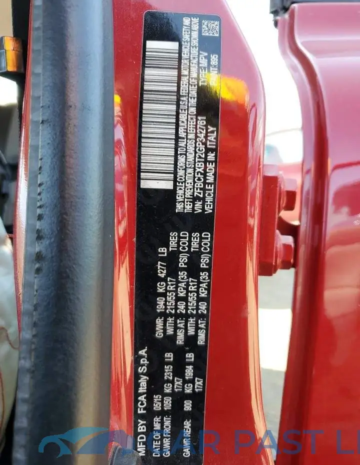 ZFBCFXBT2GP342761# 14