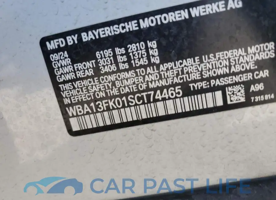 WBA13FK01SCT74465# 12