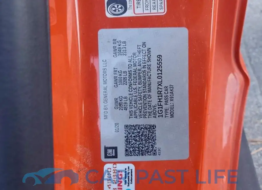 1G1FH1R7XL0125559# 12