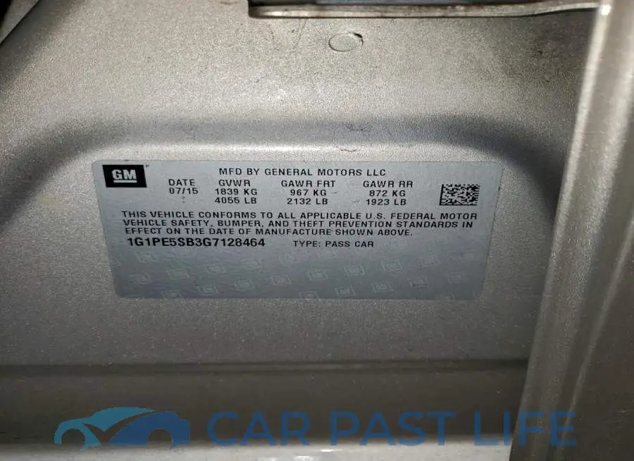 1G1PE5SB3G7128464# 12