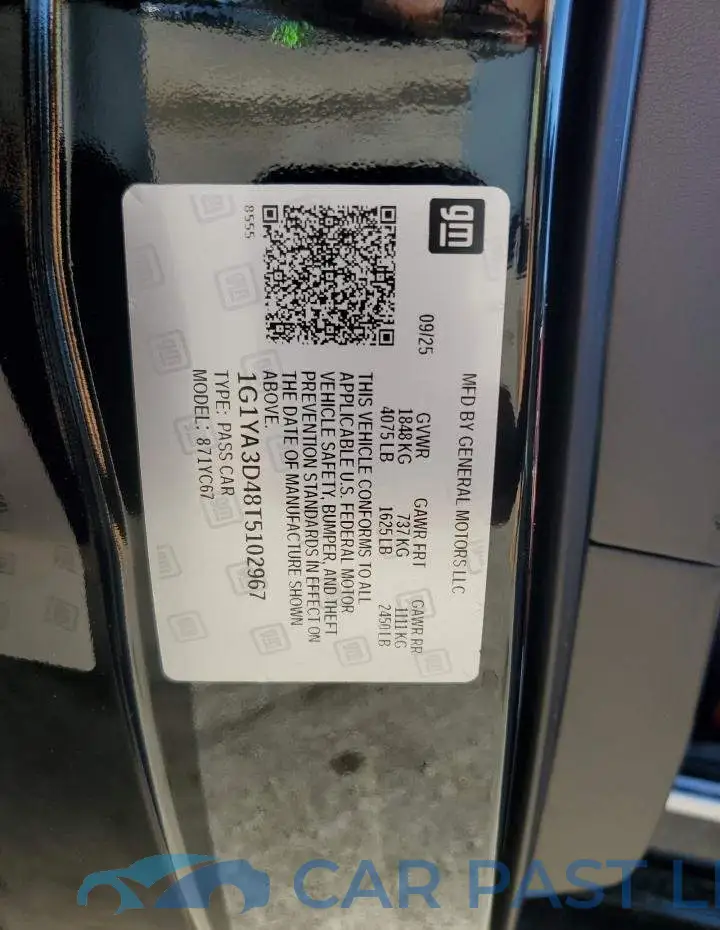1G1YA3D48T5102967# 13