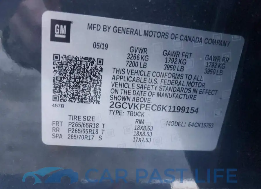 2GCVKPEC6K1199154# 13