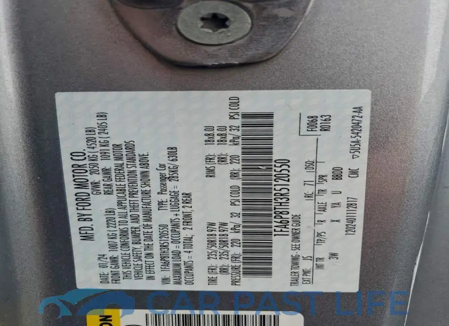1FA6P8TH3R5120550# 13