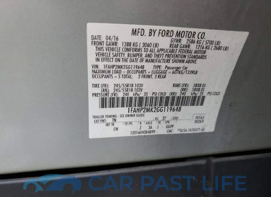 1FAHP2MK2GG119648# 12