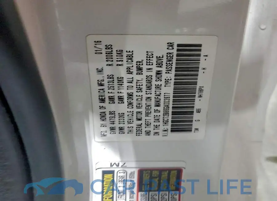 1HGCT2B86GA003977# 12