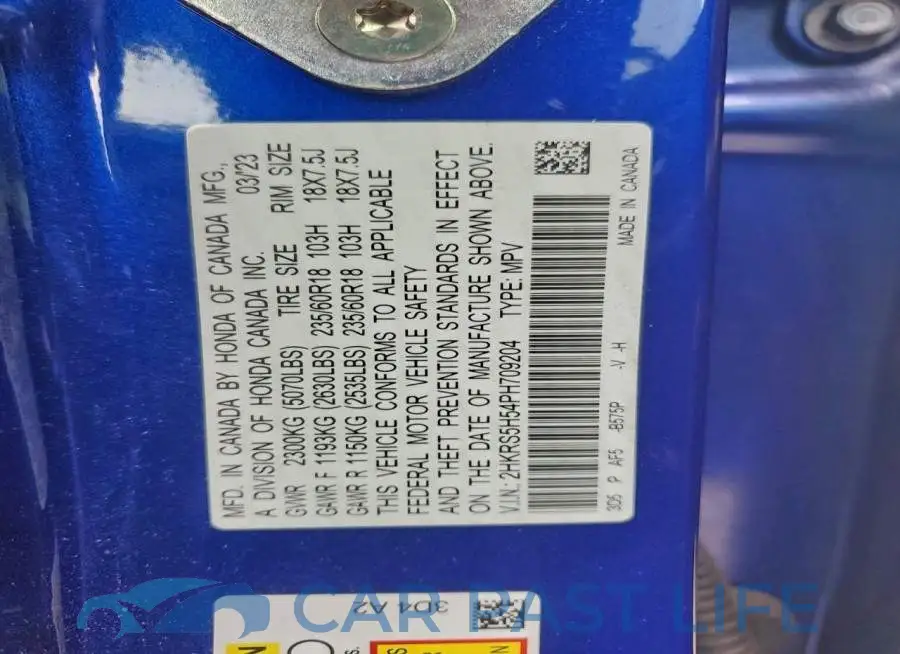 2HKRS5H54PH709204# 13