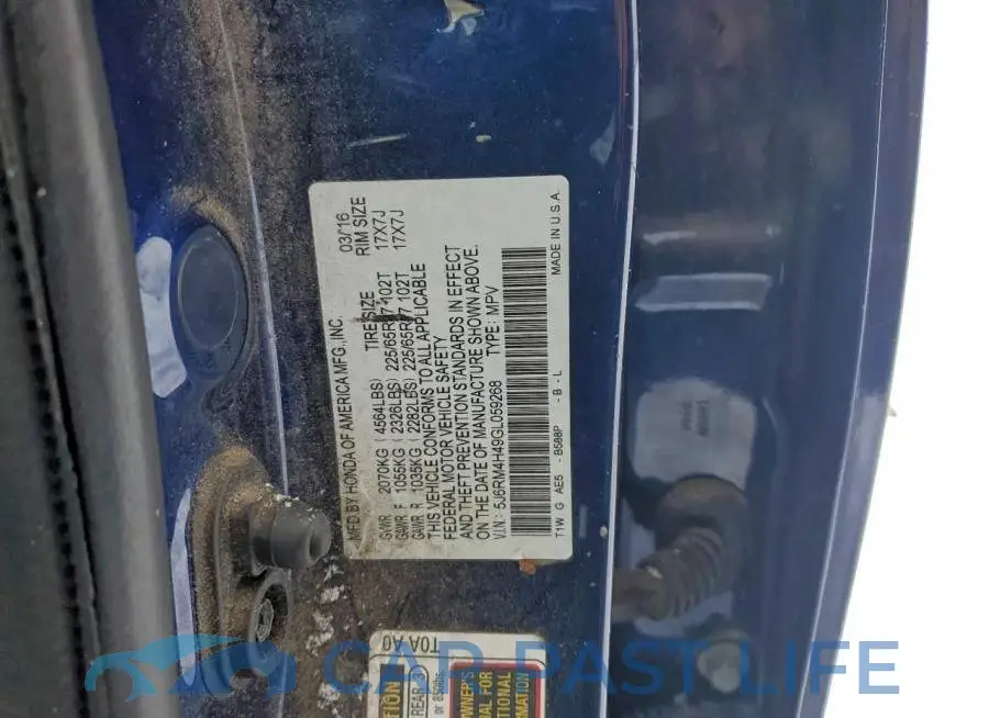 5J6RM4H49GL059268# 13