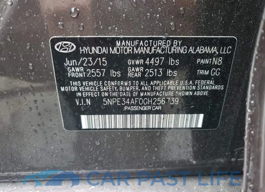 5NPE34AF0GH256739# 13