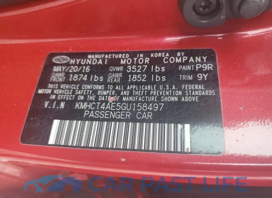 KMHCT4AE5GU158497# 12