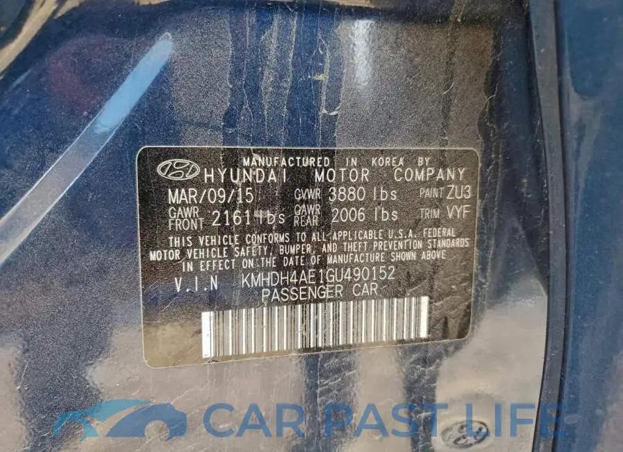 KMHDH4AE1GU490152# 12