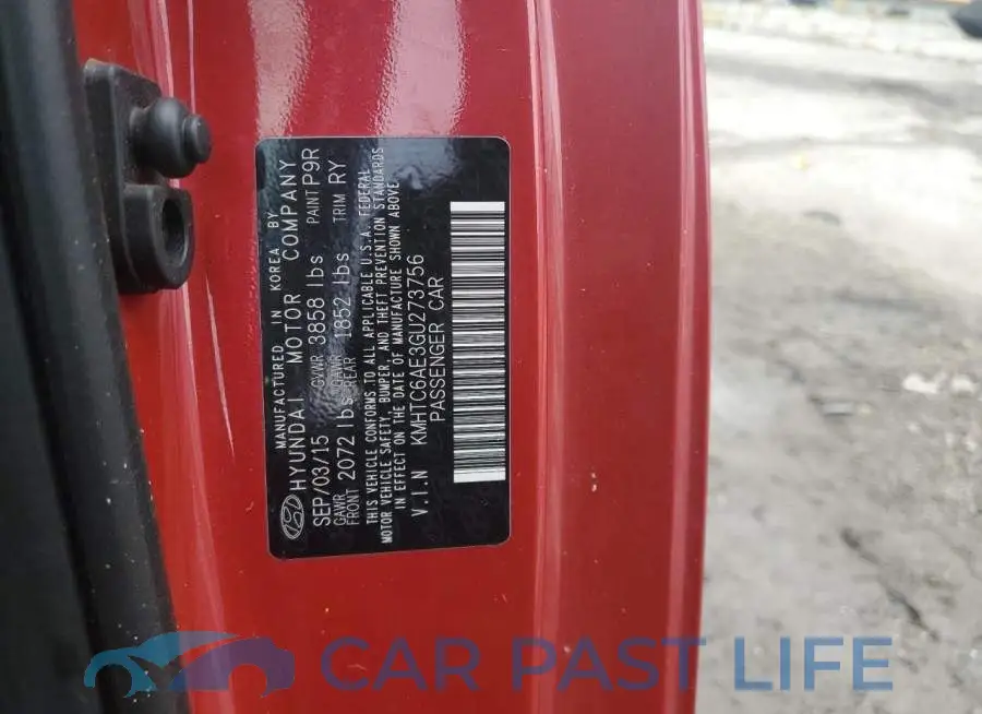 KMHTC6AE3GU273756# 12