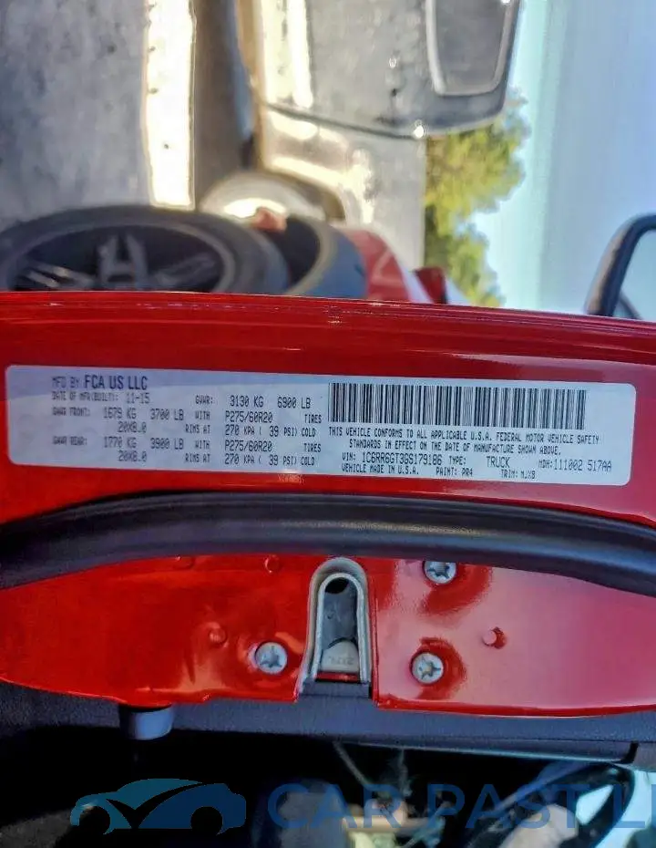 1C6RR6GT3GS179186# 12