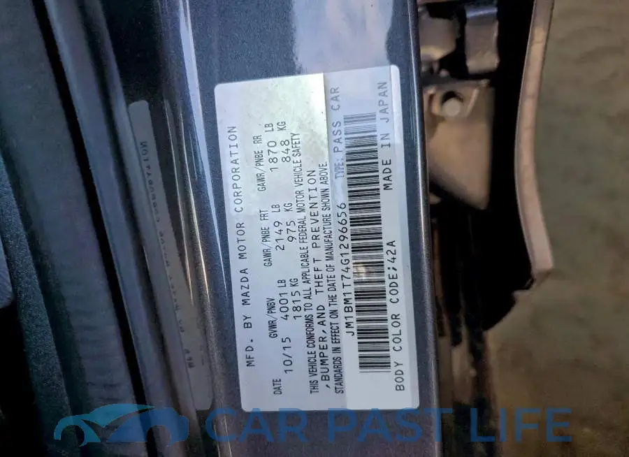 JM1BM1T74G1296656# 12