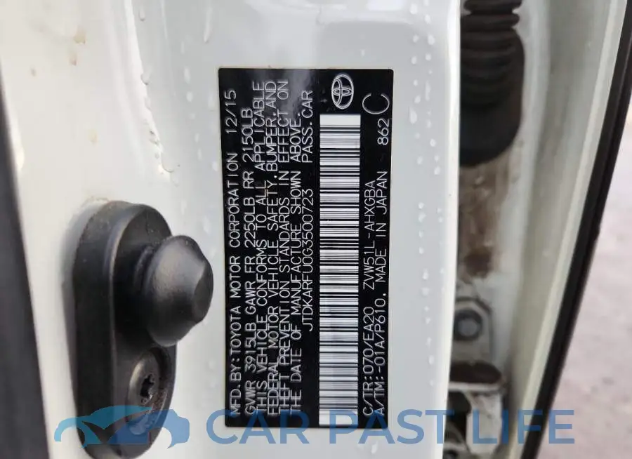 JTDKARFU0G3500723# 12