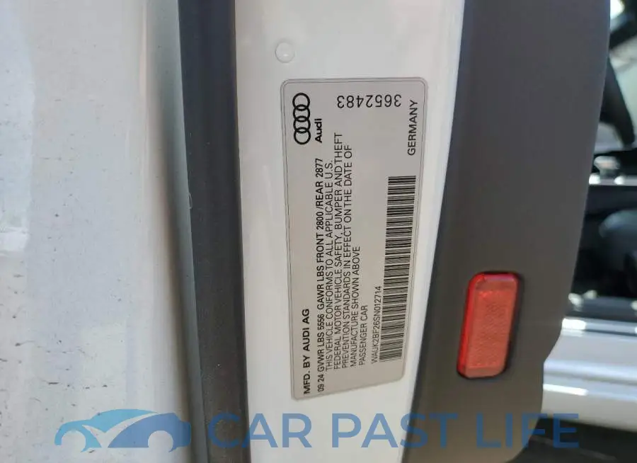 WAUK2BF26SN012714# 12
