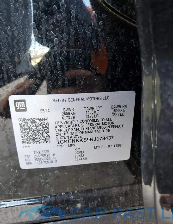 1GKENKKS9RJ178437# 13