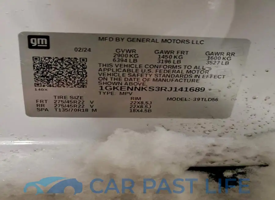 1GKENNKS3RJ141689# 13