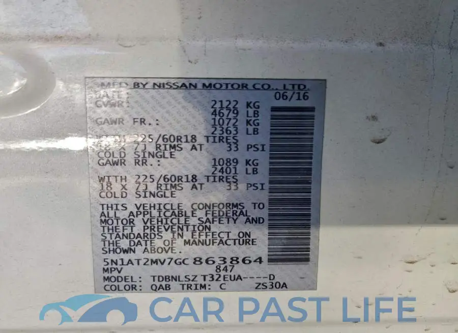 5N1AT2MV7GC863864# 13