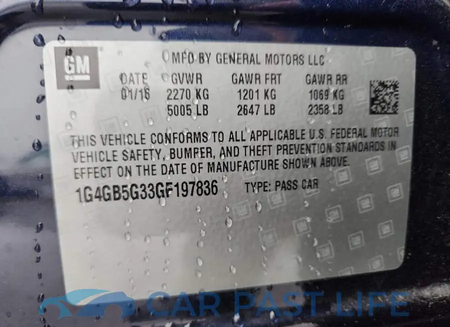 1G4GB5G33GF197836# 12