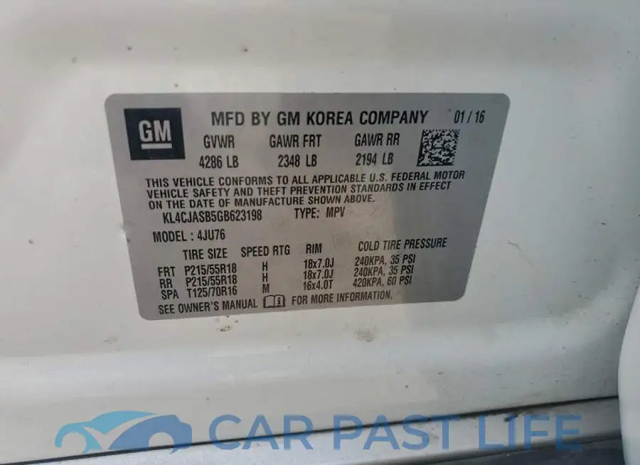 KL4CJASB5GB623198# 13
