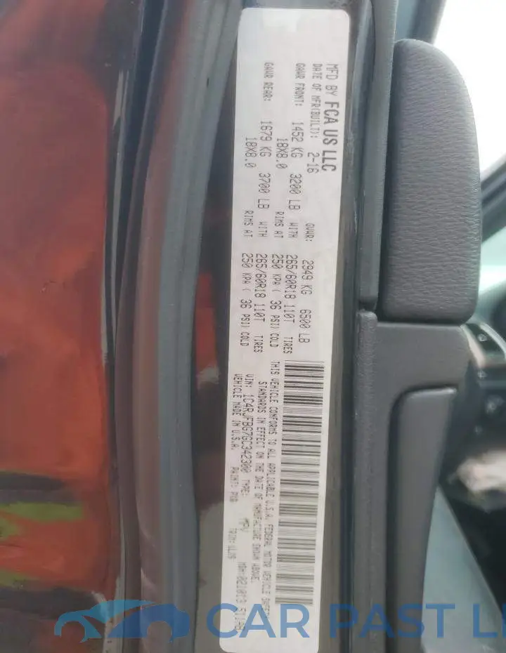 1C4RJFBG7GC342300# 13
