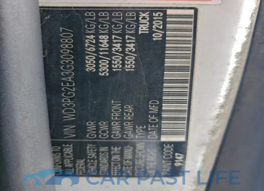 WD3PG2EA3G3098807# 13